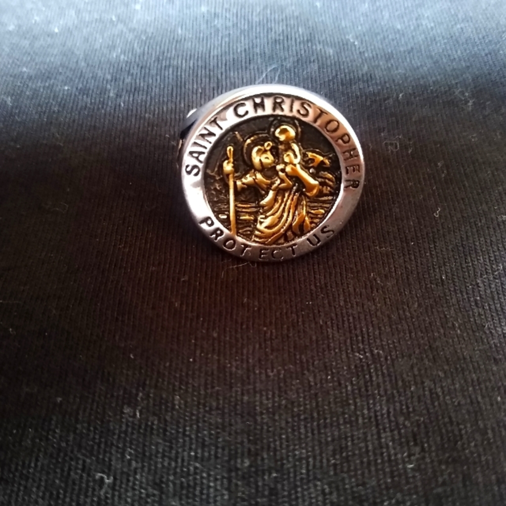 St.christopher size 10 designer ring